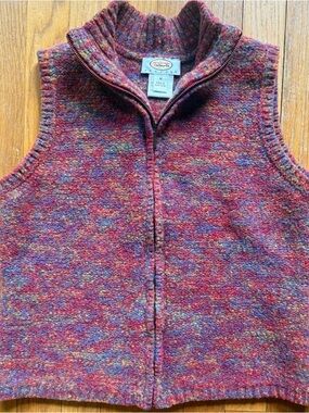 Vintage Talbots Petites Zip-up Vest